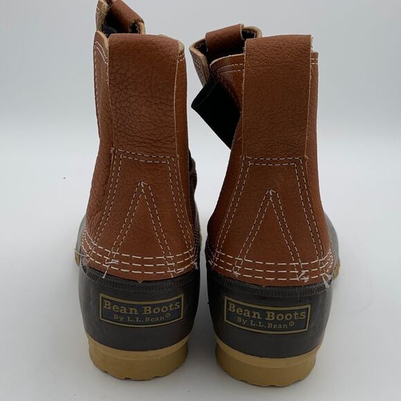LL Bean Bean Boots rubber and leather duck boots - Picture 6 of 13
